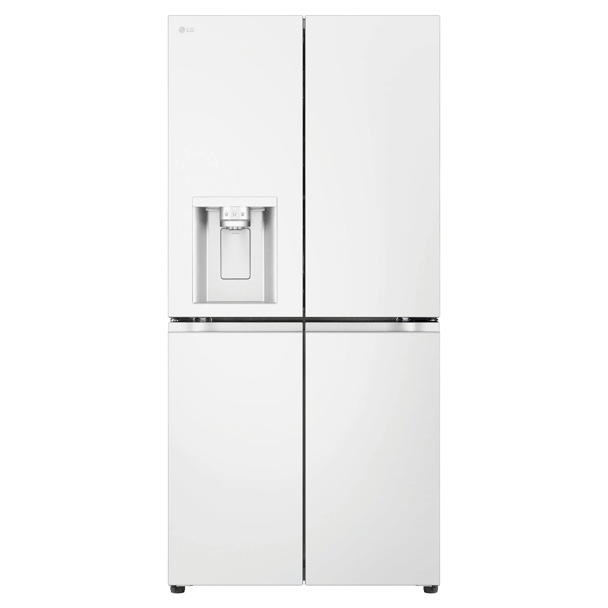 LG GFL500MWH 500L White Side By Side Refrigerator