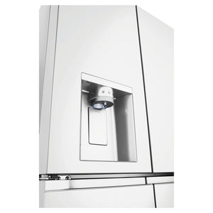 LG 500L White Side By Side Refrigerator GFL500MWH, Water Dispenser View
