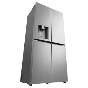 LG 506L Stainless Steel Side By Side Refrigerator GFL500PL, Front Right Side View