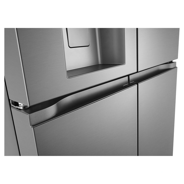 LG 506L Stainless Steel Side By Side Refrigerator GFL500PL, Handle View