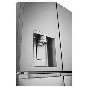 LG 506L Stainless Steel Side By Side Refrigerator GFL500PL, Water Dispenser View