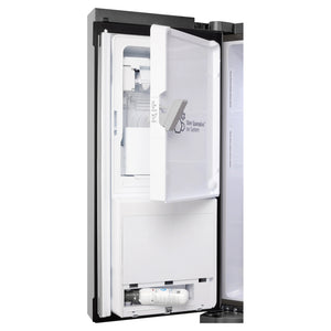 LG 506L Stainless Steel Side By Side Refrigerator GFL500PL, Water Filter View