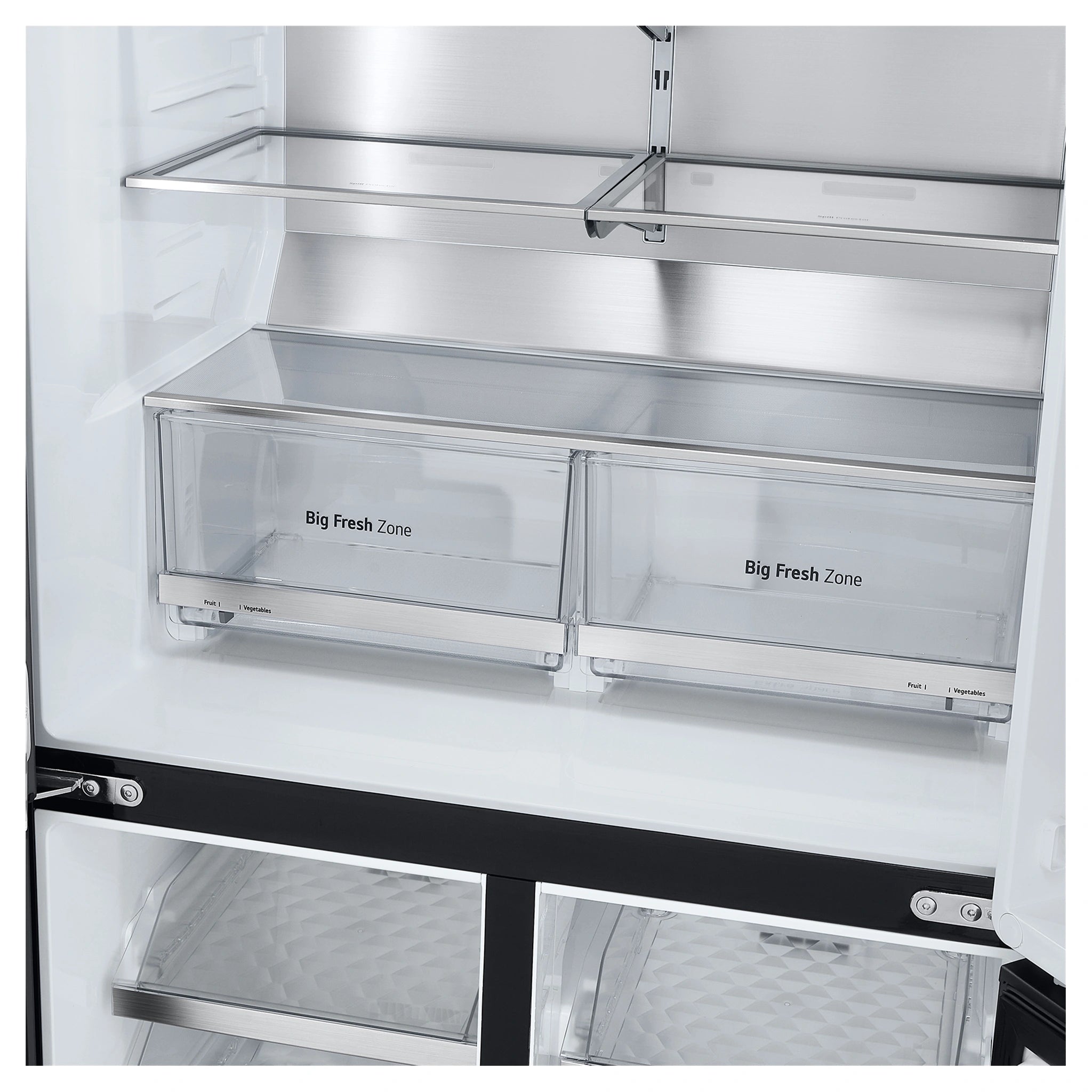 LG GFL700MBL 637L Matte Black Side By Side Refrigerator