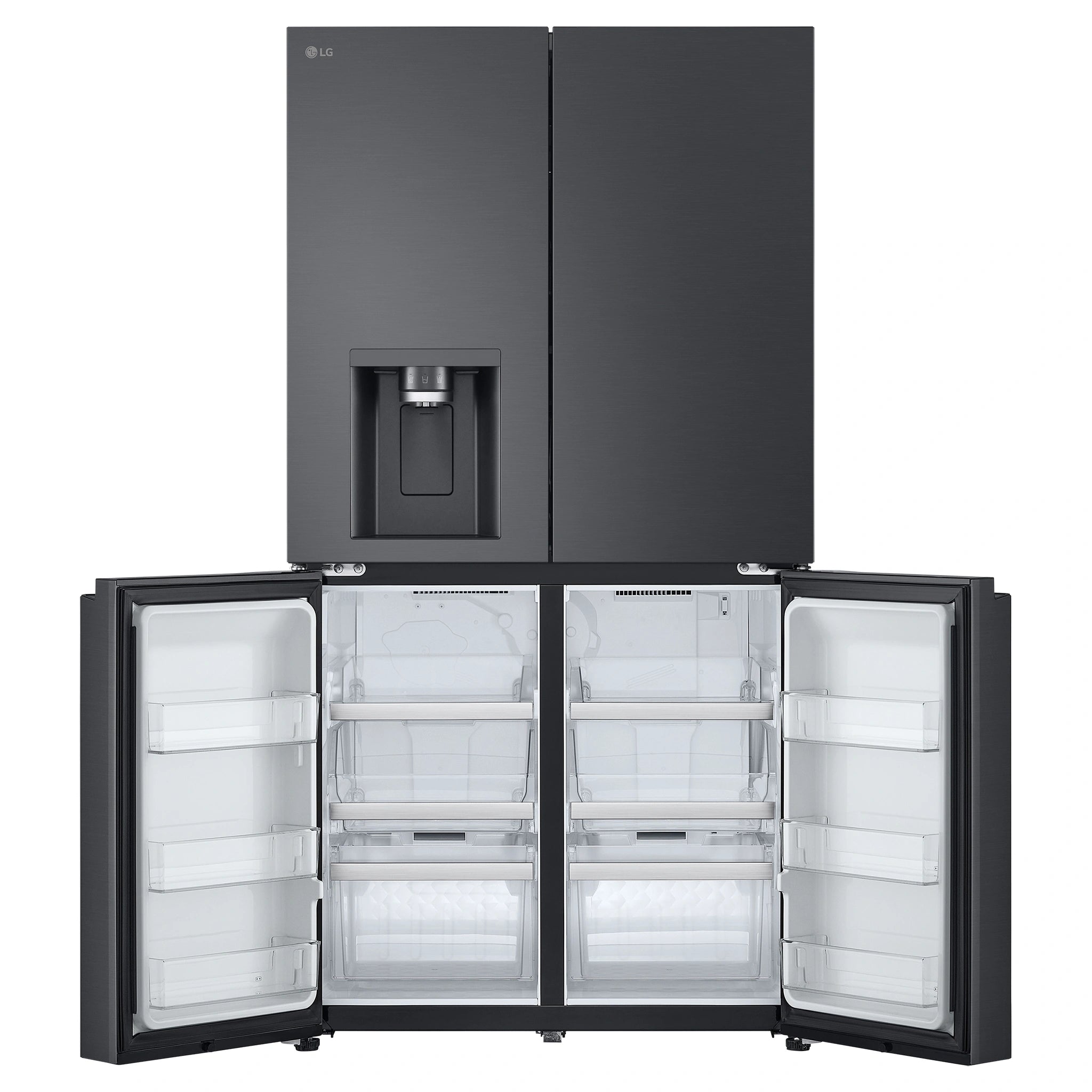 LG GFL700MBL 637L Matte Black Side By Side Refrigerator