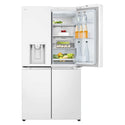 LG GFL700MWH 637L Matte White Side By Side Refrigerator
