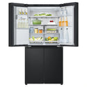 LG GFLN500MBL 506L Quad Door Fridge Matte Black