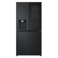 LG 508L Slim French Door Fridge with InstaView GFV500MBLC, Front View