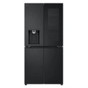 LG 508L Slim French Door Fridge with InstaView GFV500MBLC, Front View
