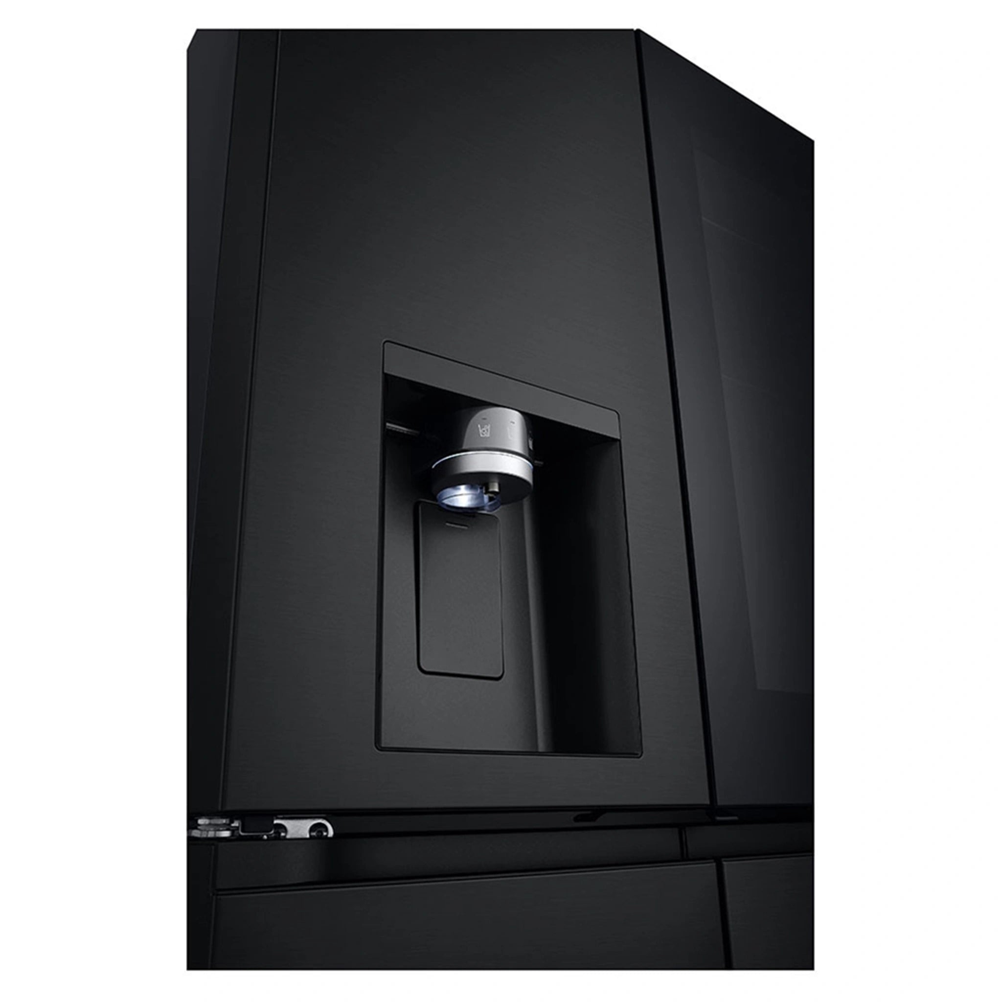 LG 508L Slim French Door Fridge with InstaView GFV500MBLC, Water Dispenser View