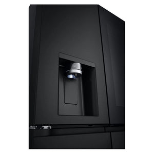 LG 508L Slim French Door Fridge with InstaView GFV500MBLC, Water Dispenser View