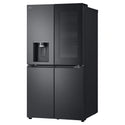 LG 847L French Door Fridge with InstaView GFV900MBLC, Left Side View