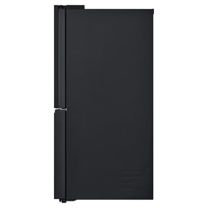 LG 847L French Door Fridge with InstaView GFV900MBLC, Side View