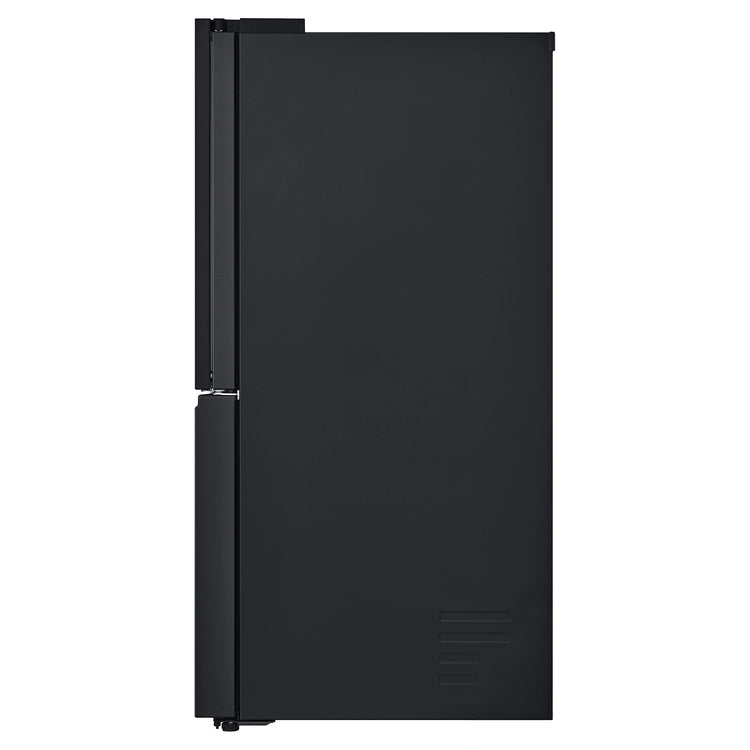 LG 847L French Door Fridge with InstaView GFV900MBLC, Side View