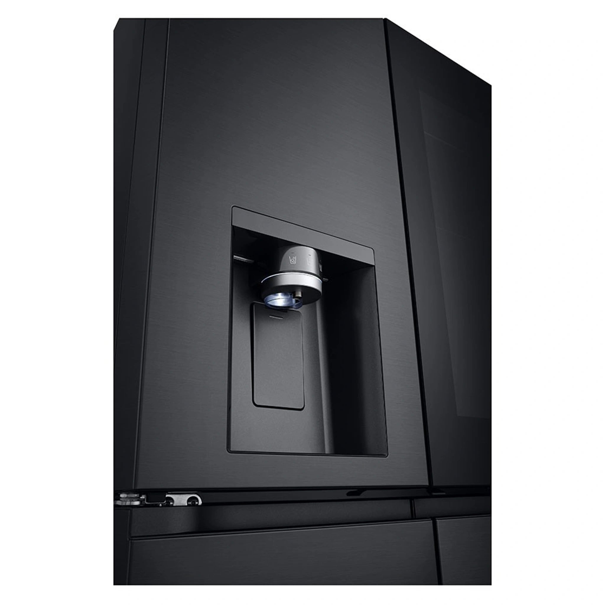LG 847L French Door Fridge with InstaView GFV900MBLC, Water Dispenser View