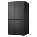 LG 664L Matte Black Side by Side Fridge Freezer GSB599MBL, Right Side View