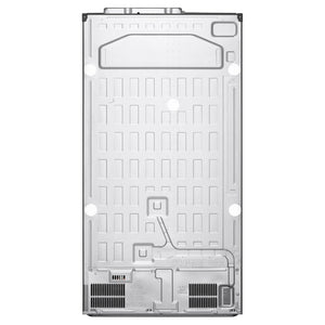LG 664L Stainless Steel Side by Side Fridge Freezer GSB599PL, Back Side View