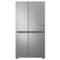 LG 664L Stainless Steel Side by Side Fridge Freezer GSB599PL, Front View