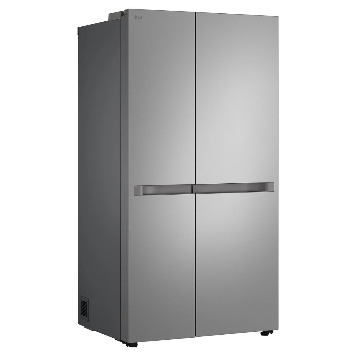 LG 664L Stainless Steel Side by Side Fridge Freezer GSB599PL, Left Side View