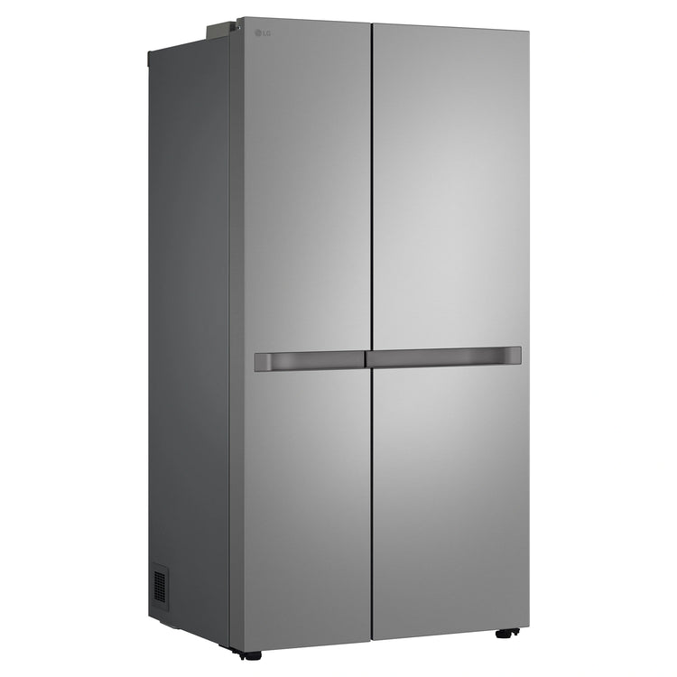 LG 664L Stainless Steel Side by Side Fridge Freezer GSB599PL, Left Side View