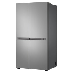 LG 664L Stainless Steel Side by Side Fridge Freezer GSB599PL, Right Side View