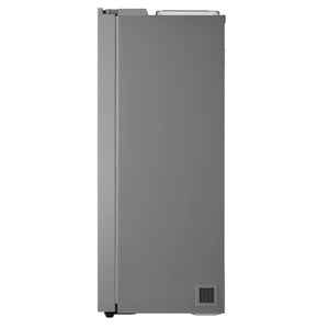 LG 664L Stainless Steel Side by Side Fridge Freezer GSB599PL, Side View