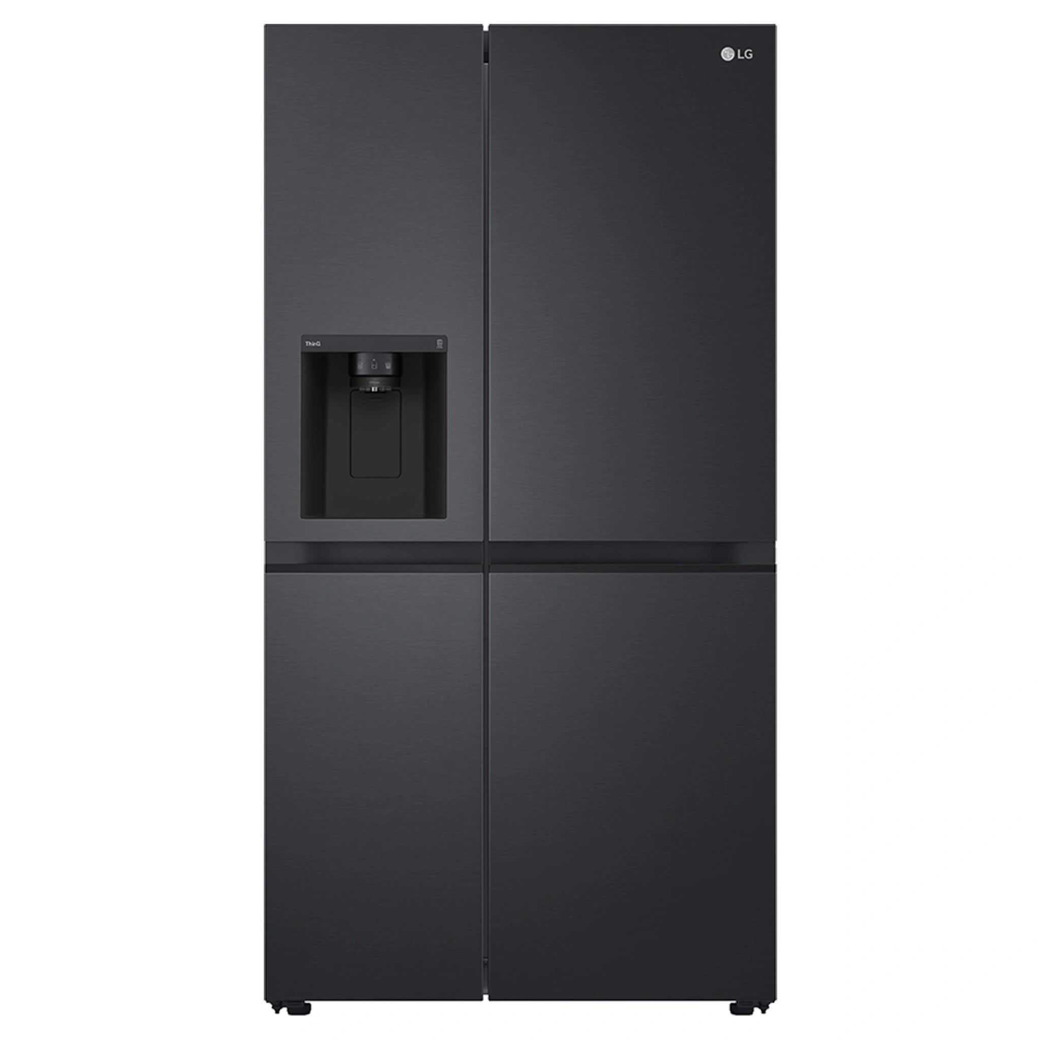 LG GSL600MBL 635L Black Side by Side Fridge with Plumbed Ice & Water Dispense