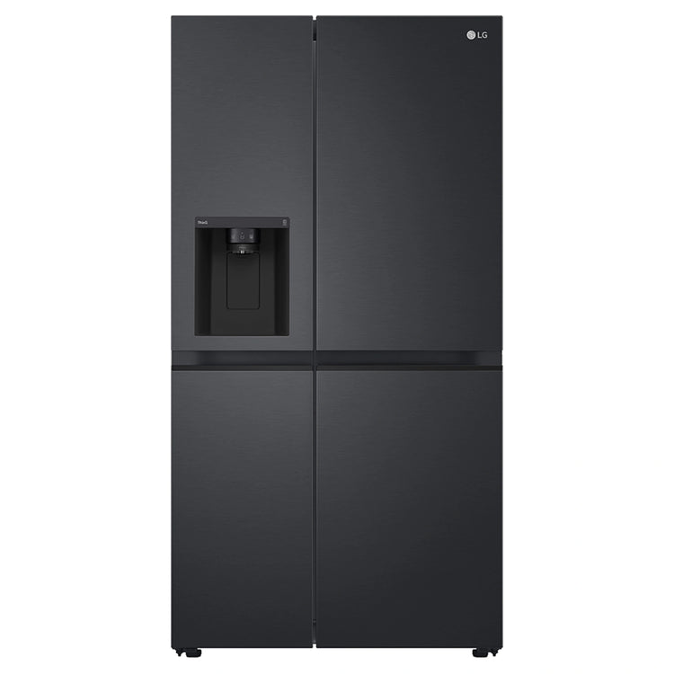 LG GSL600MBL 635L Side by Side Fridge Plumbed