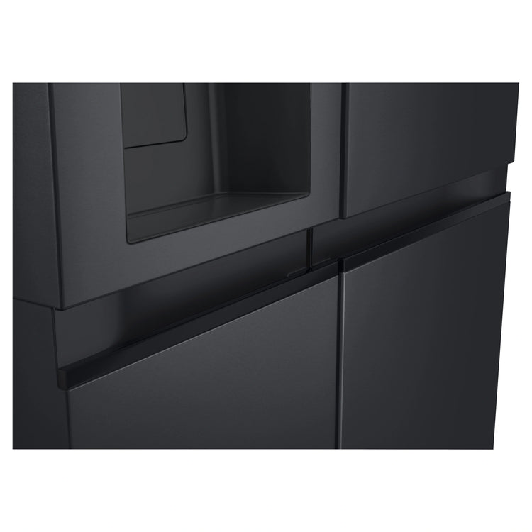 LG GSL600MBL 635L Side by Side Fridge Plumbed