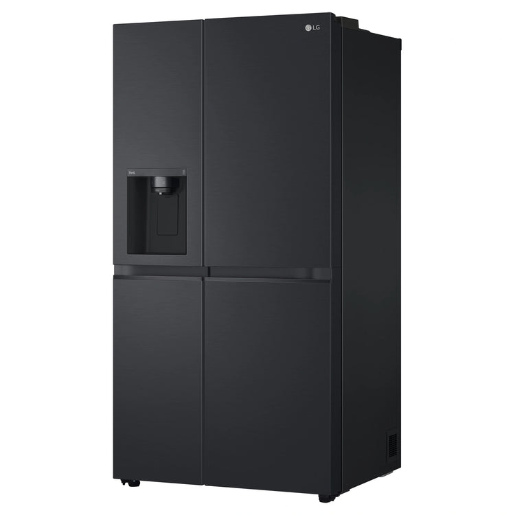 LG GSL600MBL 635L Side by Side Fridge Plumbed