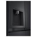LG GSL600MBL 635L Side by Side Fridge Plumbed