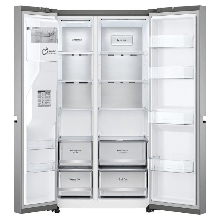 LG GSL600PL 635L Side By Side Fridge Plumbed