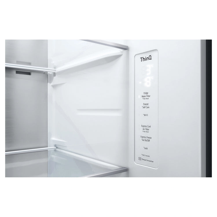 LG GSL600PL 635L Side By Side Fridge Plumbed
