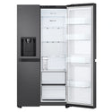 LG GSN599MBL 641L Black Side by Side Fridge - Non-Plumbed Ice/Water Dispenser