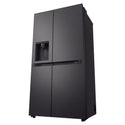 LG GSN599MBL 641L Black Side by Side Fridge - Non-Plumbed Ice/Water Dispenser