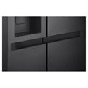 LG GSN599MBL 641L Black Side by Side Fridge - Non-Plumbed Ice/Water Dispenser