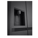 LG GSN599MBL 641L Black Side by Side Fridge - Non-Plumbed Ice/Water Dispenser