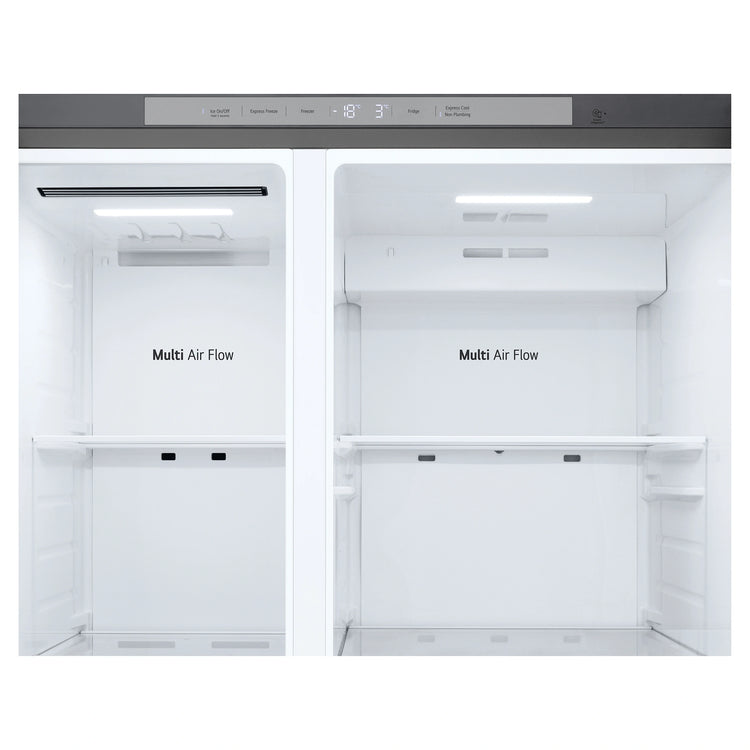 LG GSN599PL 641L Side By Side Fridge Non-Plumbed