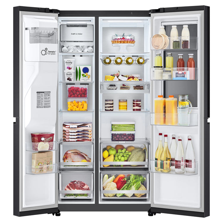 LG GSV600MBLC 635L Side by Side Fridge