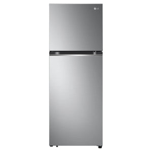 LG 315L Top Mount Fridge Stainless Finish GT3S, Front View