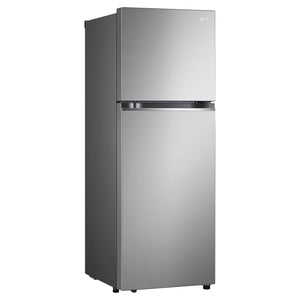 LG 315L Top Mount Fridge Stainless Finish GT3S, Left Side View