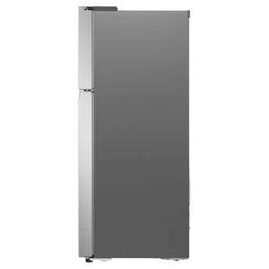 LG 315L Top Mount Fridge Stainless Finish GT3S, Side View
