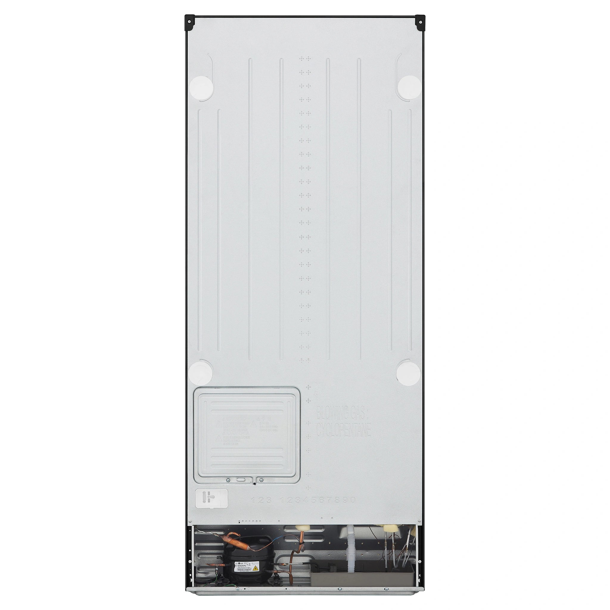 LG 375 L Top Mount Refrigerator GT5MB, Back Side View