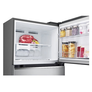 LG 375 L Top Mount Refrigerator GT5S, Freezer Door Open View