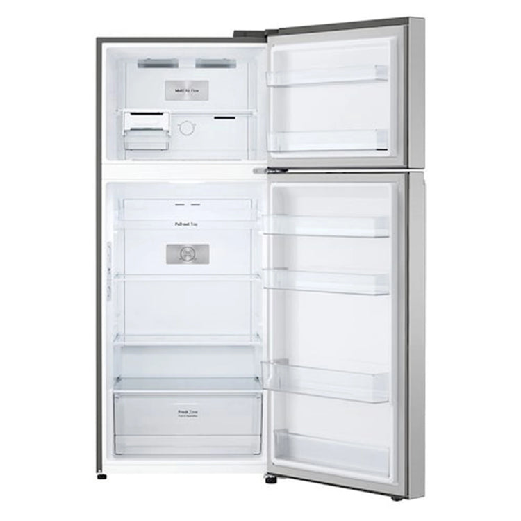 LG 375 L Top Mount Refrigerator GT5S, Front View With Door Open View