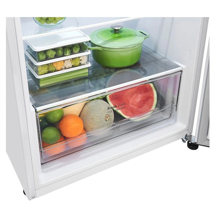 LG 375 L Top Mount Refrigerator GT5W, Fresh Zone View