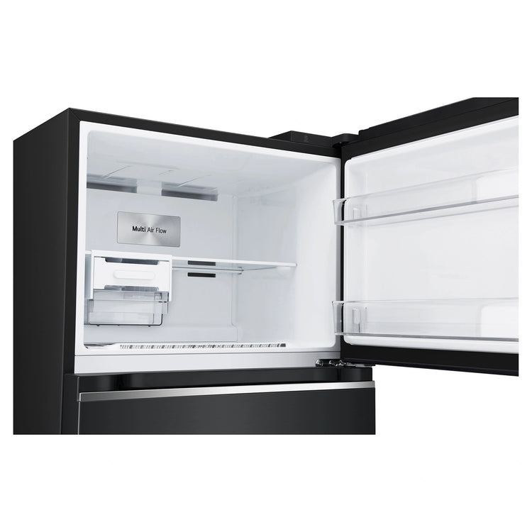LG GT6MB 395L Surround Cooling Top Mount Fridge - Black