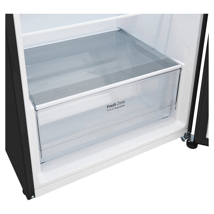 LG GT6MB 395L Surround Cooling Top Mount Fridge - Black