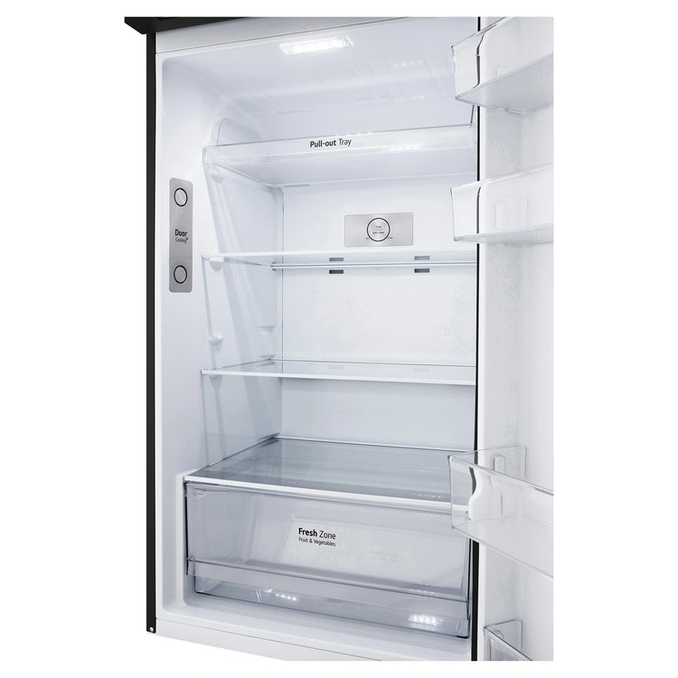 LG GT6MB 395L Surround Cooling Top Mount Fridge - Black