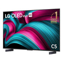LG 42 Inch OLED Evo C5 4K Smart TV with AI Magic OLED42C5PSA, Left View