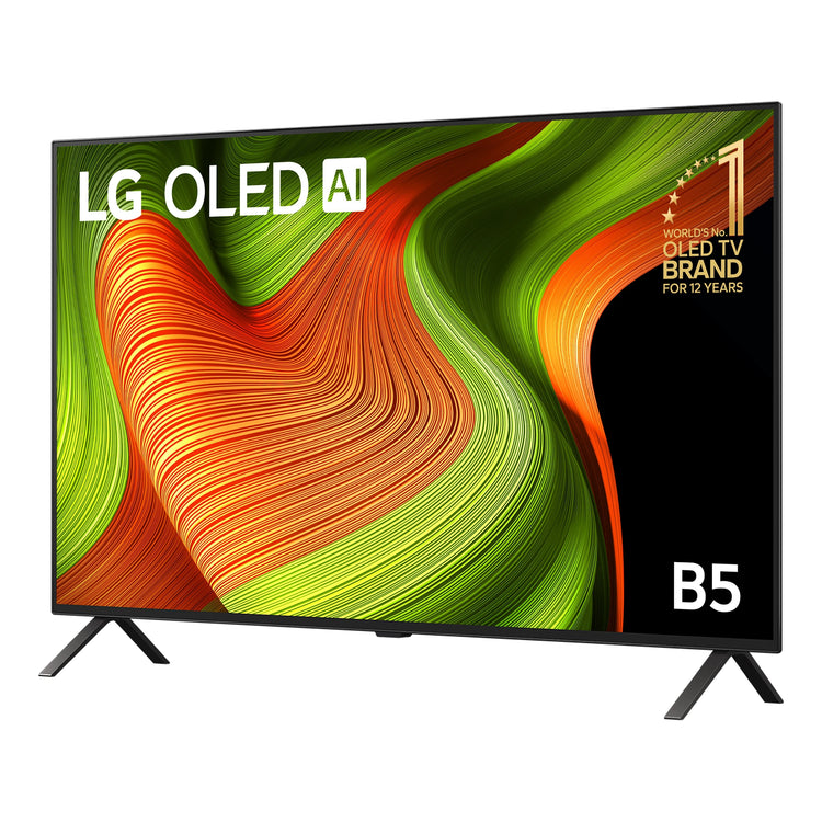 LG 48 Inch OLED B5 4K Smart TV with AI Brilliance OLED48B5PSA, Left View